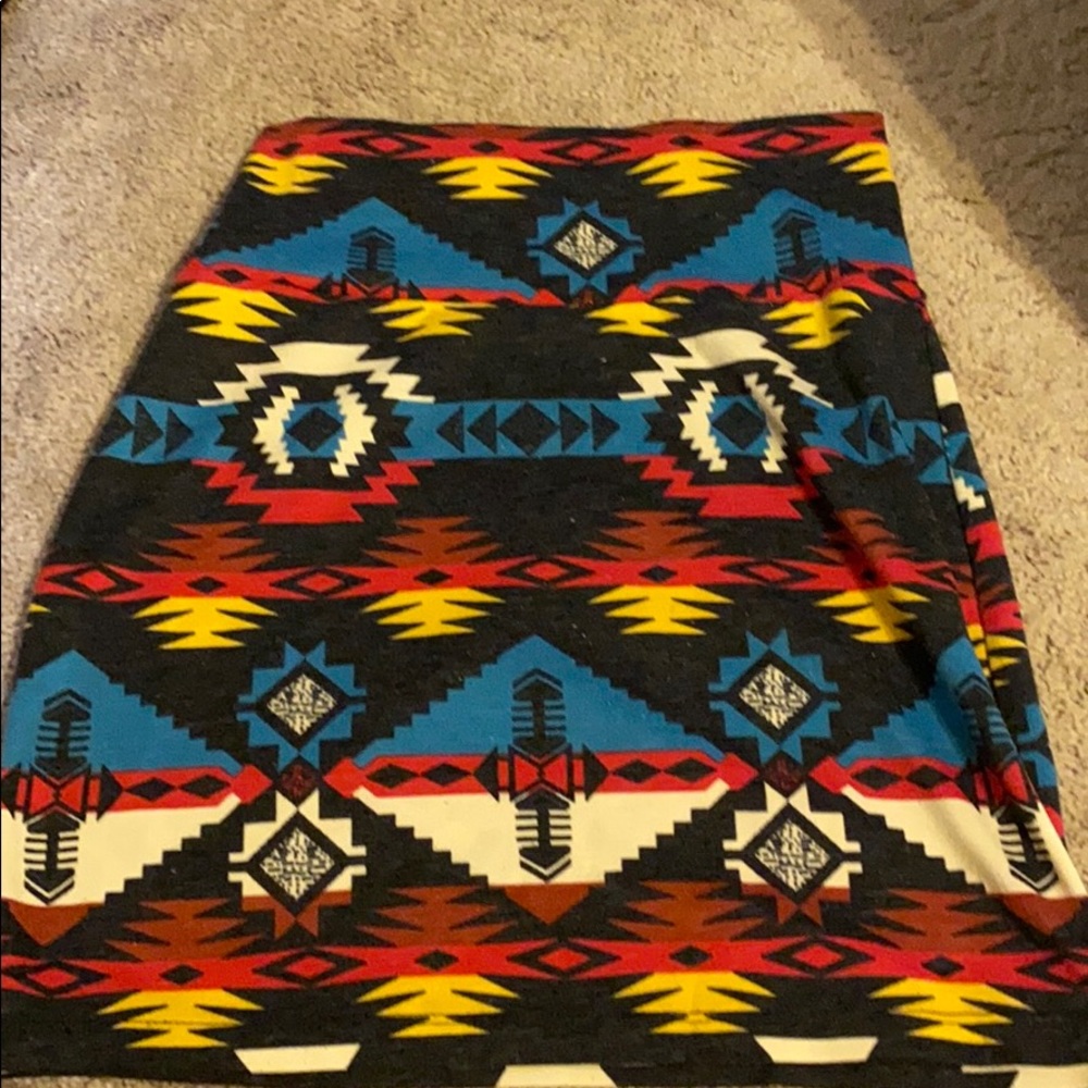Aztec pencil skirt